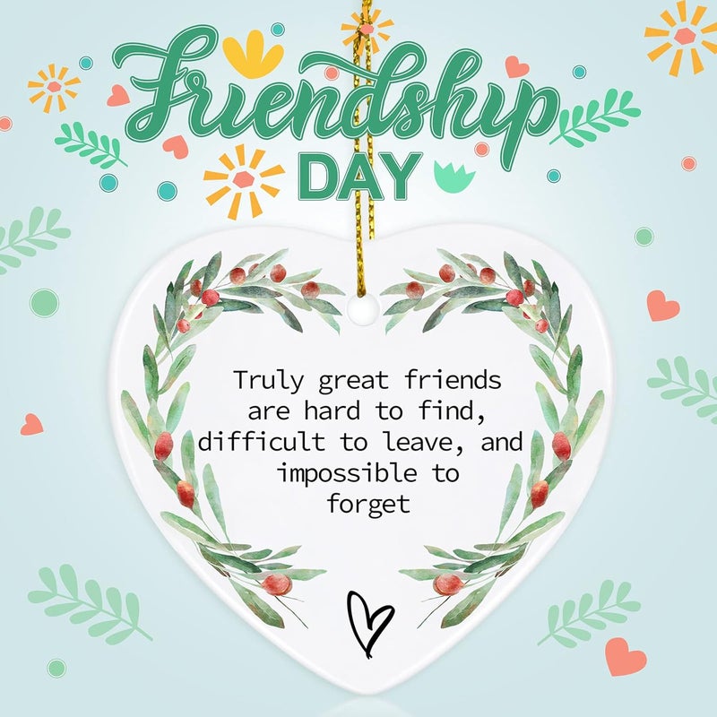 Jocidea Friend Gifts for Women, Christmas Ornaments for Friend Gift for Your Friend Thinking of You Gifts for Best Friend Friendship Gifts for Women Friends Bridesmaid Gifts - Friend Xmas Gifts - Image 3